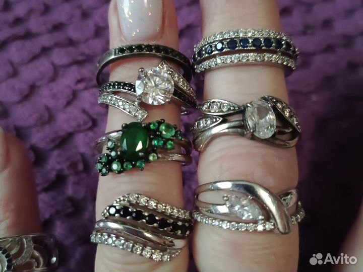 Серебряные кольца