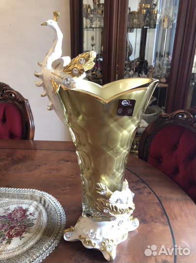 Ваза Cevik с кристаллами Сваровски