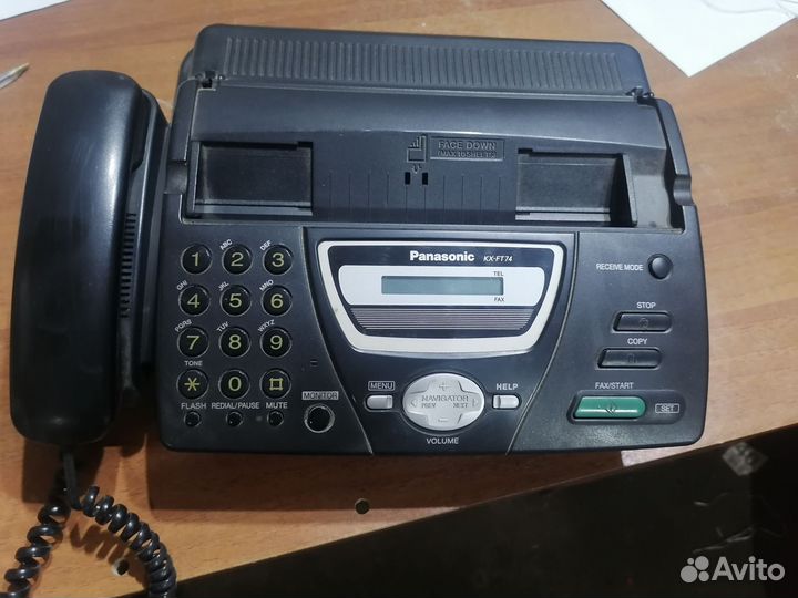 Факс panasonic kx-ft74