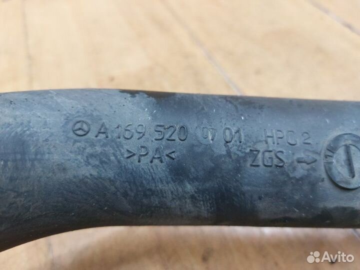 Патрубок интеркулера Mercedes A-Class W-169 OM640