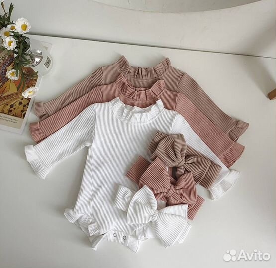 Боди детские с повязкой