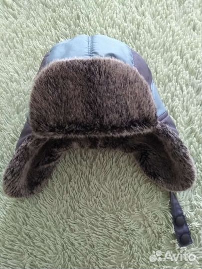 Шапка ушанка зимняя для мальчика