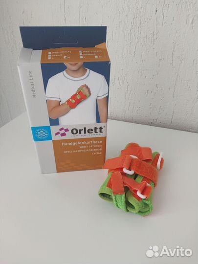 Ортез на лучезапястный сустав orlett (детский)