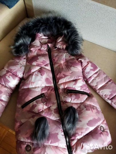 Зимняя куртка на дев 6-7 лет,костю зимний 2,5-3год