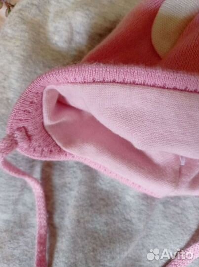 Шапка детская для девочки на осень