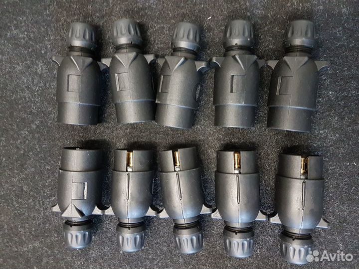 Прицепа вилка 7pin Комплект 10шт GRU