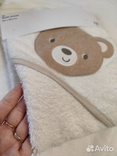 Детское полотенце с уголком С&А