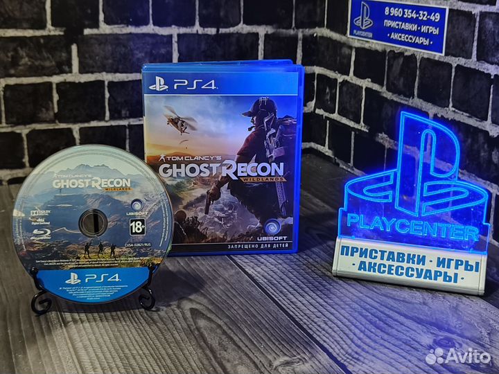 Tom clancy s ghost recon wildlands PS4 диск