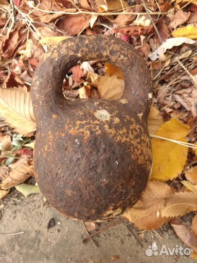 Старинная гиря 8кг