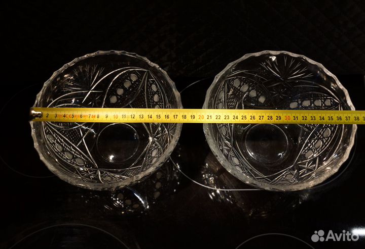 Салатники вазы хрусталь СССР посуда