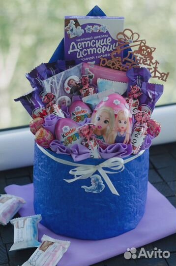 Конфетные букеты Вкусные Сладкие Съедобные букеты