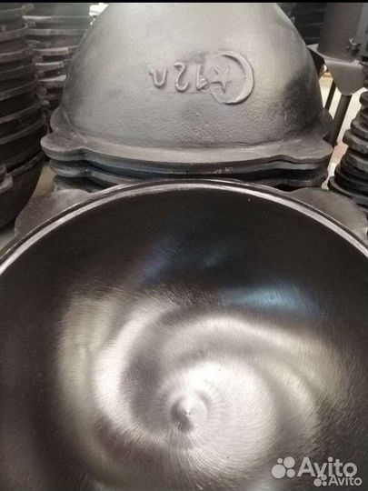 Узбекский Казан чугунный 12л с печкой ляган