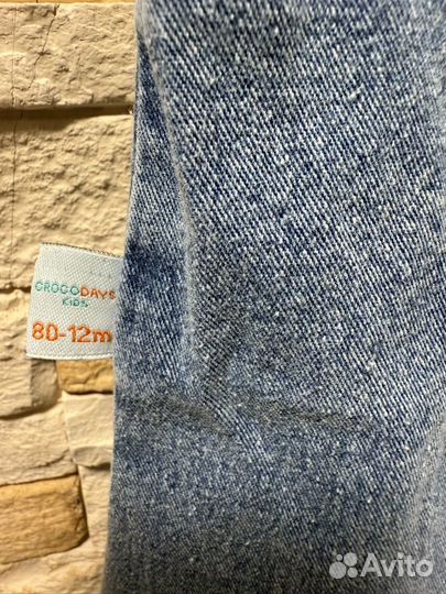 Джинсовый Сарафан для девочки 80