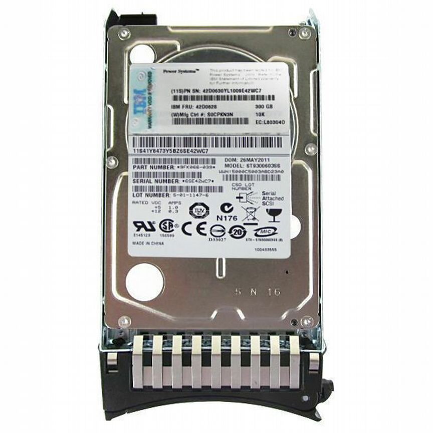 [42D0628] Жесткий Диск Ibm 300gb 6g Sas 2,5 42d0628