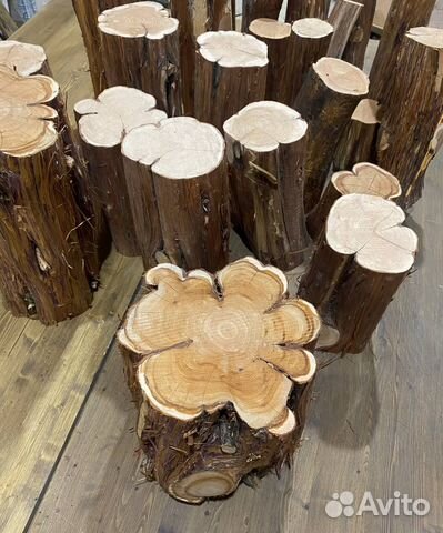 Стволы ароматного сибирского можжевельника 3-32 см