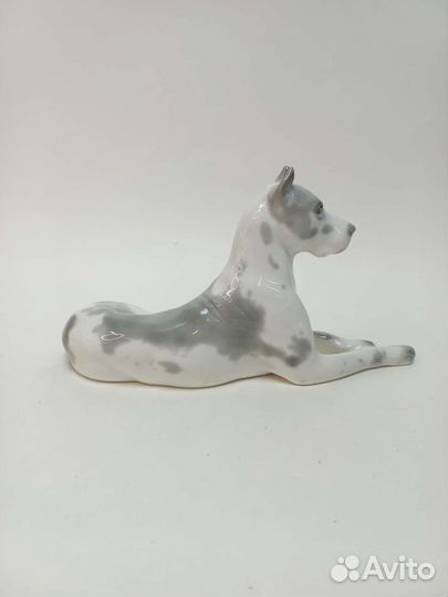 Статуэтка мраморный дог лфз СССР