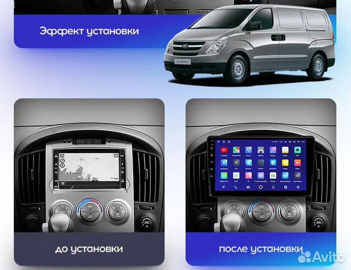 Магнитола Hyundai H1 Starex Android