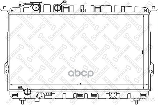 10-25344-SX радиатор системы охлаждения МКПП H