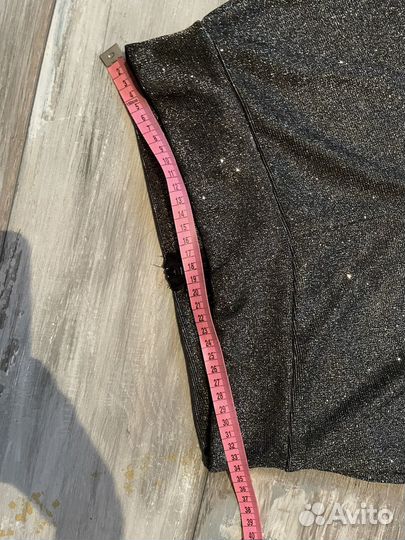 Брюки палаццо блестящие праздничные