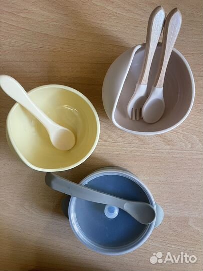Силиконовая посуда для малышей