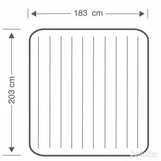 Надувной матрас intex