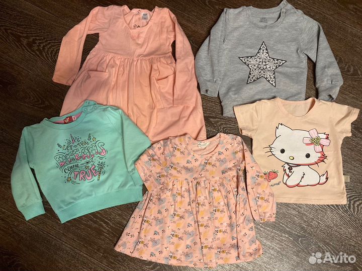 Вещи пакетом на девочку 86-92