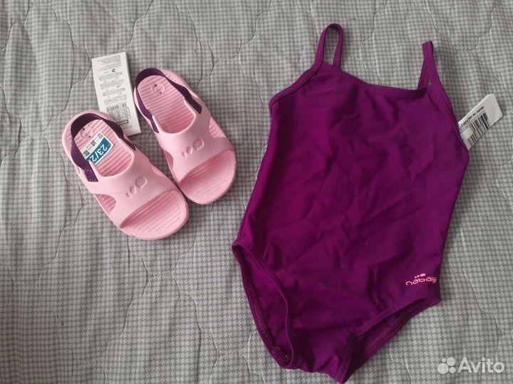 Купальник для девочки с обувью
