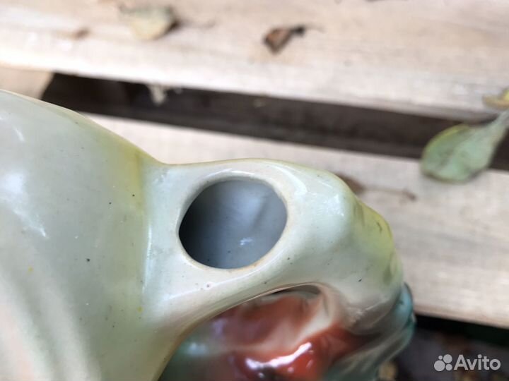 Кувшин петух фаянс СССР