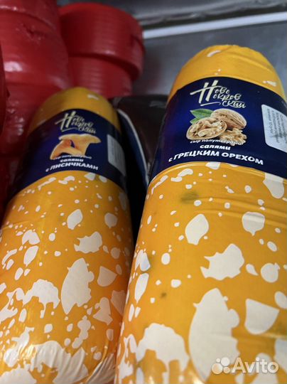 Сыр Салями с лисичками/с грецким орехом