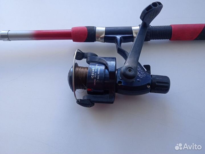 Кастинговый спиннинг с катушкой