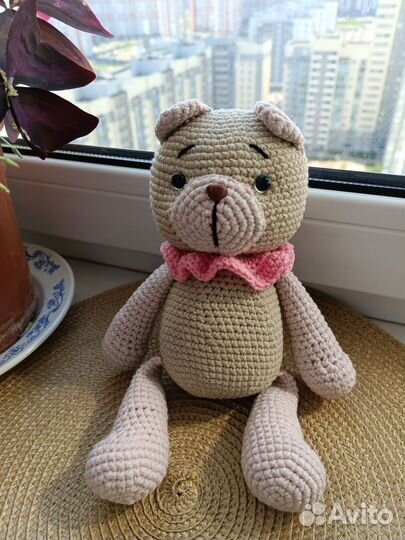 Мишка с воротничком