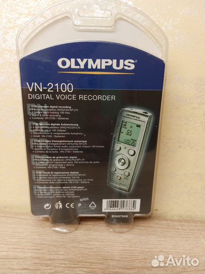 Цифровой Диктофон olympus vn 2100 новый