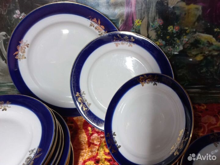 Сервиз, набор, комплект СССР. Тарелки