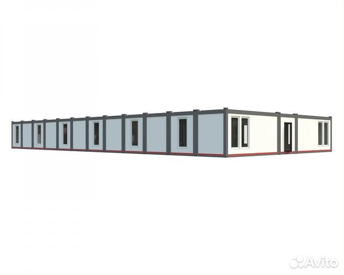 Гостиница модульная конвейт H-SE(В) -6 (421 м2)
