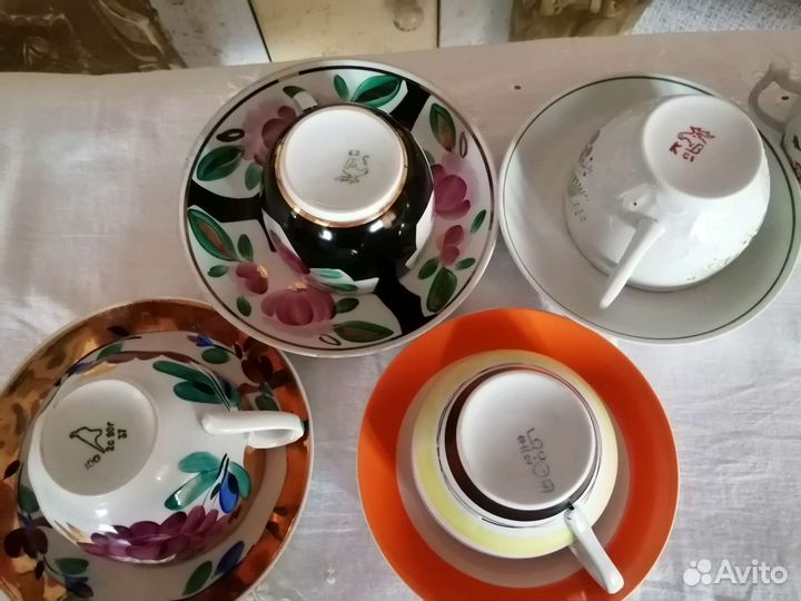 Чайная пара фарфор