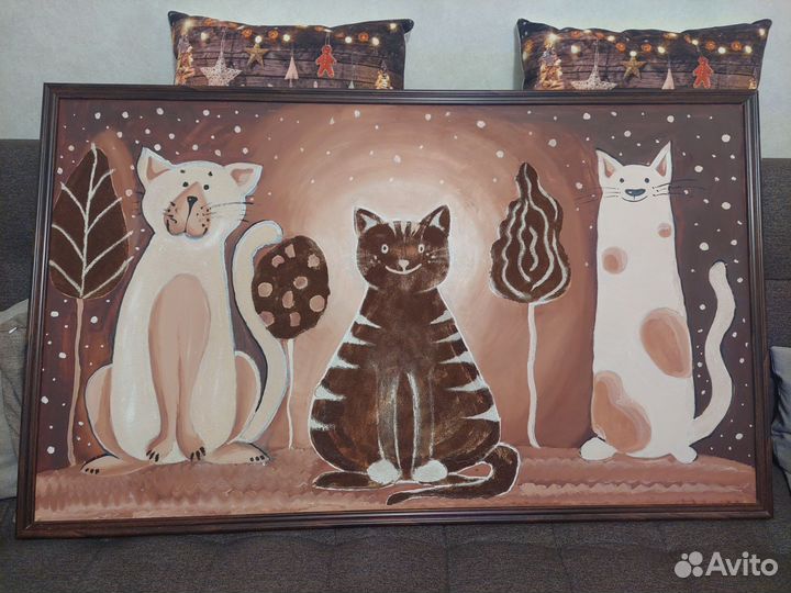 Картина коты