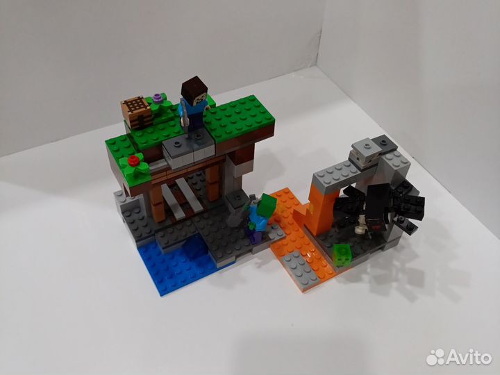 Lego minecraft заброшенная шахта