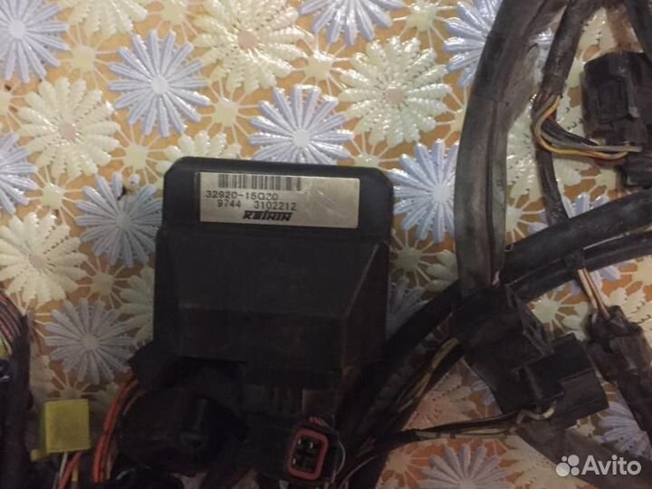 Комплект проводки с мозгами на макси скутер Сузуки