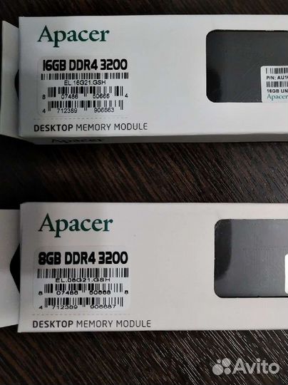 Оперативная память DDR4 8Гб 16Гб