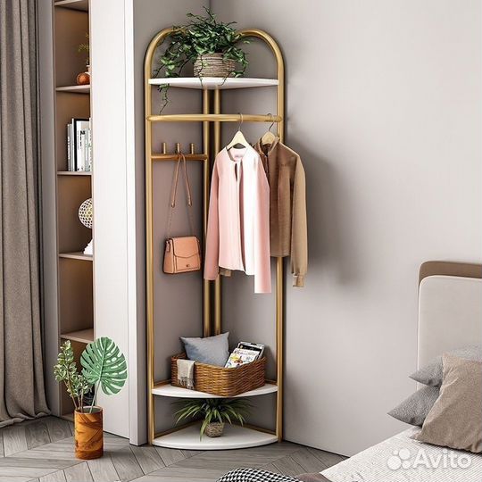 Вешалка напольная для одежды рейл