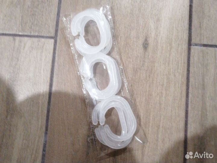 Кольца для шторы в ванную