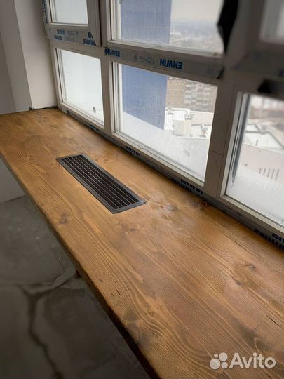 Подоконник деревянный