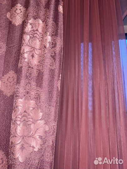 Комплект шторы и тюль