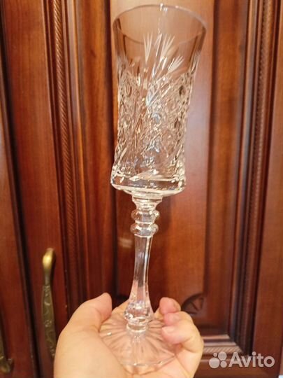 Фужеры хрустальные времен СССР