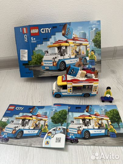 Lego City 60253 фургон с мороженным оригинал