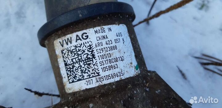 Рулевая рейка Volkswagen Polo седан