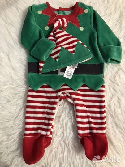 Новогодний комплект для малыша 56-62 Marks&Spencer