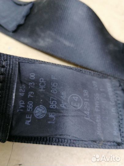 Ремни безопасности Volkswagen Golf 2001 Купе 3 дв