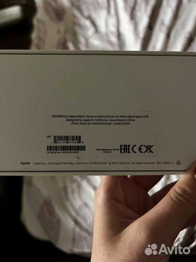 Часы apple watch 6 40 mm