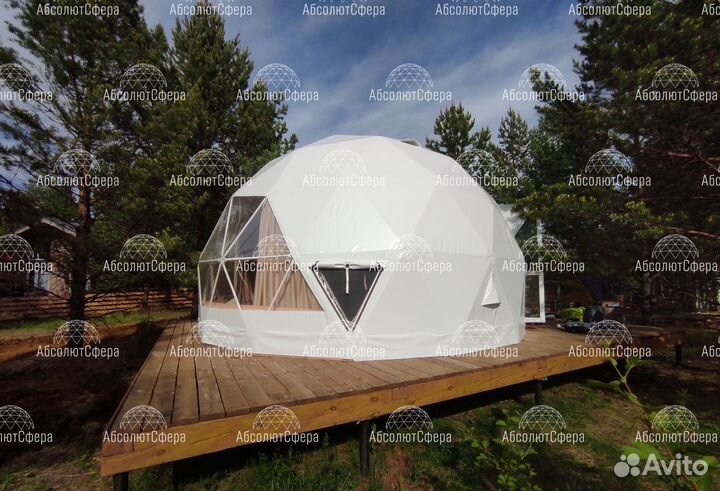 Шатер для глэмпинга летний